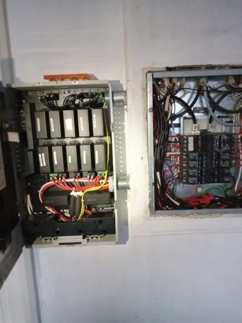 Electrical panel upgrade completed for Commercial Electrician Services in Hillside